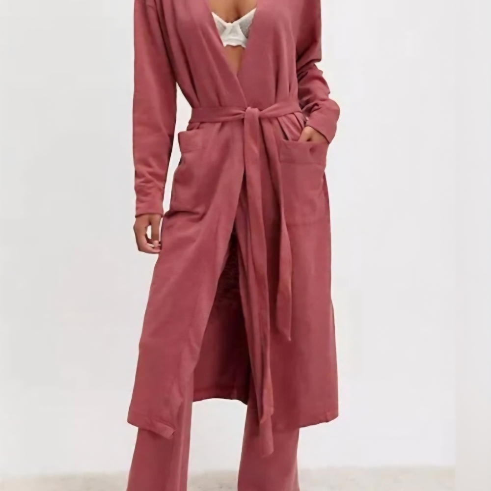 Elegant Pink Women's Robe